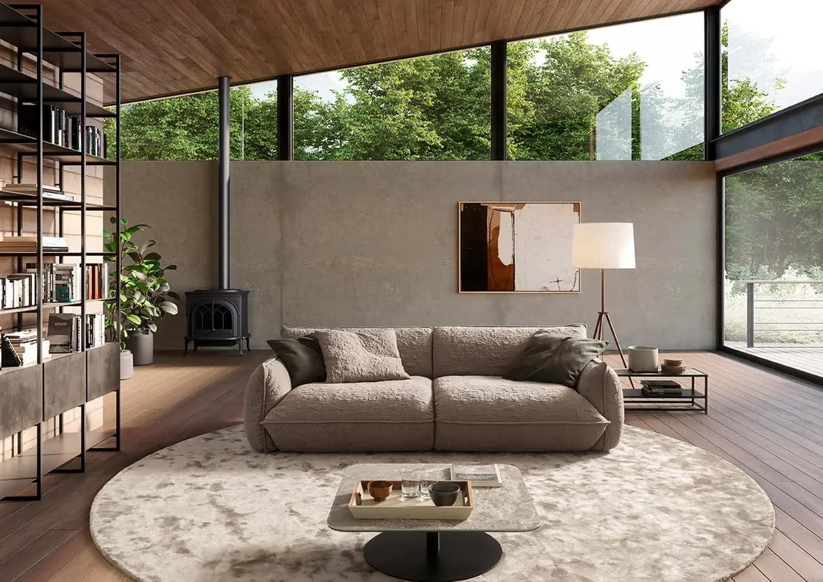 Fluffy by designwerk, shown as Fluffy element 105 armrest left + element 105 armrest right