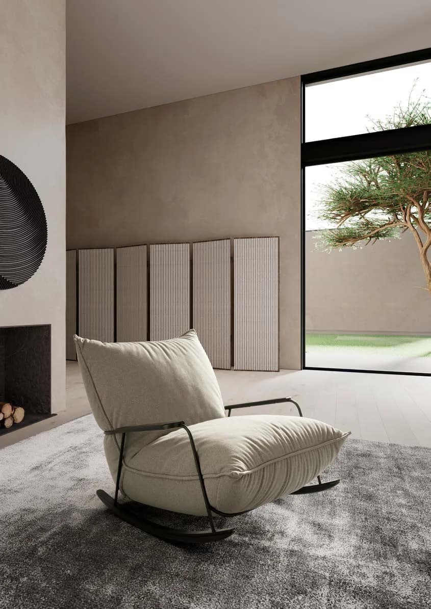Fluffy rocking chair by designwerk, impression 1