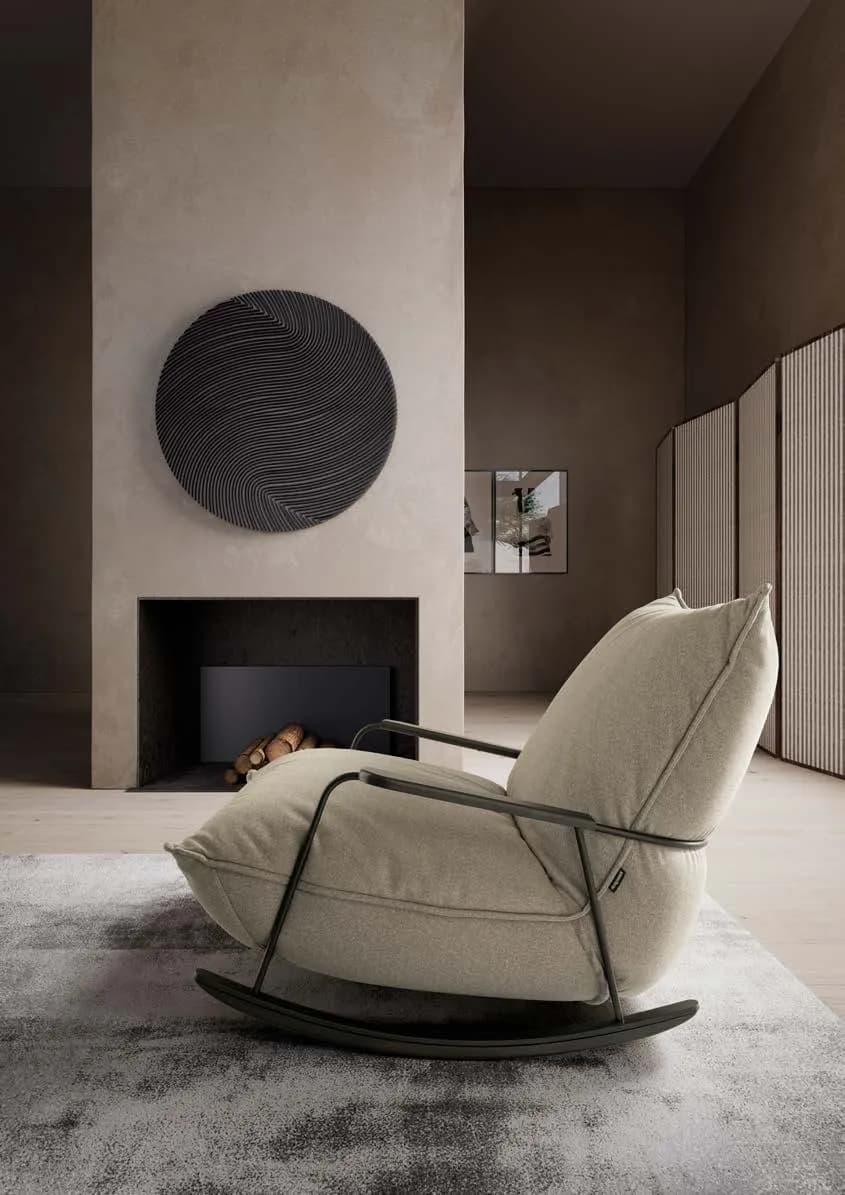 Fluffy rocking chair by designwerk, impression 2
