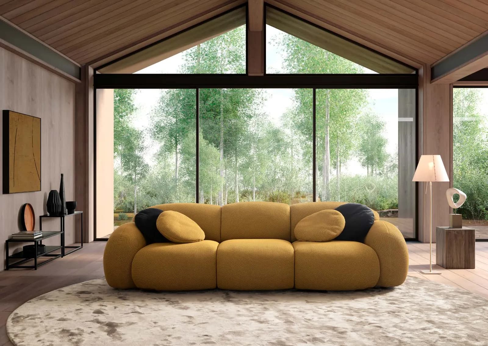 Globe by designwerk, shown as Globe element 70 armrest left + element 70 + element 70 armrest right