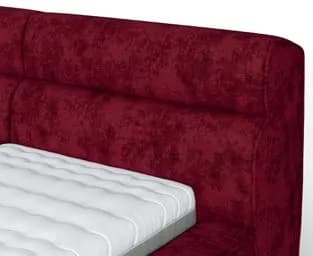 Pantheon bed: Padded headboard