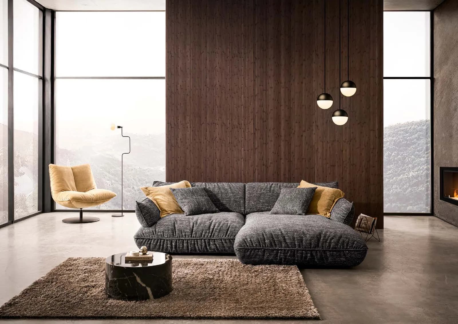 Silky by designwerk, shown as Silky element 105 armrest left + REC armrest right