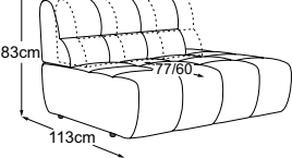 2HT right incl. MBA, drawn to scale with dimensions
