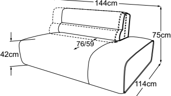 2HT right incl. MBA, drawn to scale with dimensions
