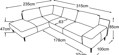 OTM-3, drawn to scale with dimensions
