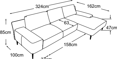 2.5-REC, drawn to scale with dimensions