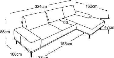 2.5-REC, drawn to scale with dimensions