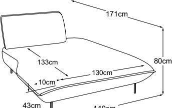 REC right, drawn to scale with dimensions