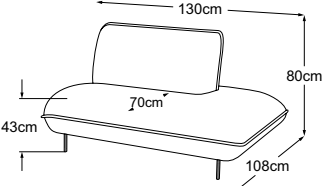 2HT right, drawn to scale with dimensions