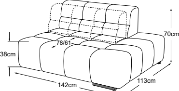 2HT right incl. 1 MBA, drawn to scale with dimensions