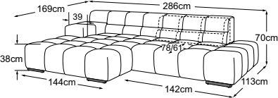 REC left + 2HT right incl. 1 MBA, drawn to scale with dimensions