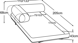 REC left incl. 1 MBA, drawn to scale with dimensions