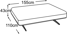 1.5-element, drawn to scale with dimensions